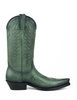 Mayura Boots 1920 Green/ Pointed Cowboy Western Line Dance Ladies Men Boots Slanted Heel Genuine Leather