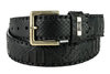 Mayura Belt 1020 Black Python 4cm Wide Removable Buckle