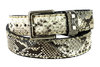 Mayura Riem 1020 Wit Naturel Python 4cm Breed Verwisselbare Gesp