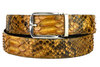 Mayura Belt 810P Whiskey Python 3.5cm Wide Removable Buckle