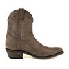 Mayura-Boots-2374-Taupe-Grey-Brown-Lavado-Ladies-Cowboy-fashion-AnkleBoots-Pointy-Nose-Western