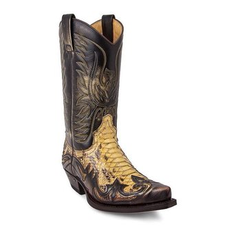 vaardigheid toezicht houden op essay Sendra Boots 3241 Cuervo Antic Mens Boots Python Cowboy Western Boots  Slanted Heel Snip Toe Vintage Look - intoboots.com