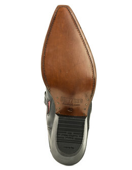 Mayura Boots 1935 Zwart/ Rood Python Spitse Cowboy Western Laarzen Schuine Hak Rechte Schacht Treklussen Goodyear Welted Zool