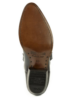 Mayura Boots Arpia 2534 Black/ Ladies Western Boots Ornamental Stitching Pointed Nose Sloping Heel Smooth Leather Sole