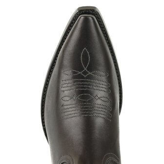 Mayura Boots Virgi 2536 Zwart/ Dames Western Laarzen Sierstiksel Spitse Neus Rechte Schacht Hoge Hak Glad LeerMayura Boots Virg