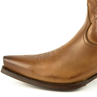 Mayura Boots Virgi 2536 Hazelnut/ Ladies Western Boots Ornamental Stitching Pointed Nose Straight Shaft High Heel Smooth Leather