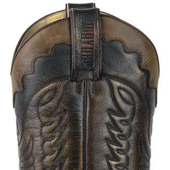 Mayura Boots 1927 Bruin/ Spitse Cowboy Western Dames Heren Laarzen Schuine Hak Two Tone Echt Leer Treklussen