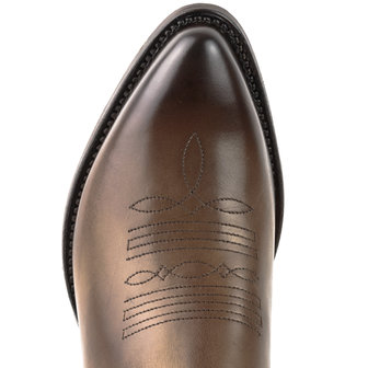 Mayura Boots 2374 Vintage Hazelnut/ Women Cowboy Fashion Ankle Boot Pointed Toe Western Heel Genuine Leather