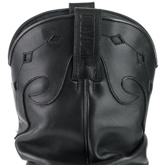 Mayura Boots 1952 Zwart/ Western Fashion Dames Spitse Cowboylaarzen Hoge Hak Gezakte Schacht Soepel Leer Schacht
