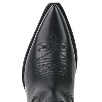 Mayura Boots 1952 Zwart/ Western Fashion Dames Spitse Cowboylaarzen Hoge Hak Gezakte Schacht Soepel Leer Stiksel