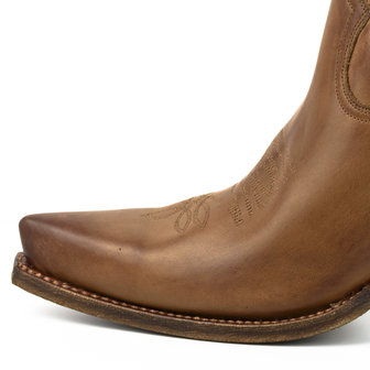 Mayura Boots 1952 Brown/ Western Fashion Ladies Pointed Cowboy Boots High Heeled Slumped Shaft Smooth Leather Nose