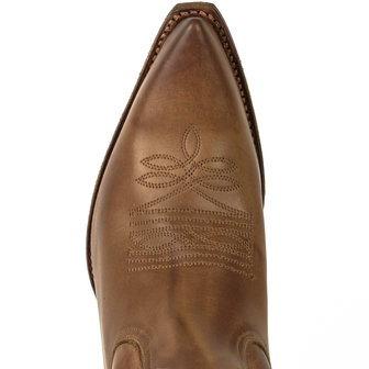 Mayura Boots 1952 Brown/ Western Fashion Ladies Pointed Cowboy Boots High Heeled Slumped Shaft Smooth Leather Instep