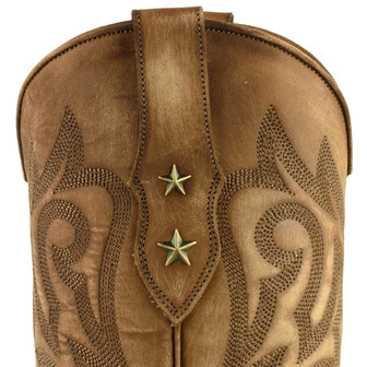 Mayura Boots Alabama 2524 Cognac Lavado/ Women Western Boot Python Print Pointed Toe 5 cm Heel High Shaft Genuine Leather Detai