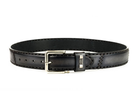 Mayura Belt 925 Anthracite Cowboy Western 4 cm Wide Jeans Belt Changeable Buckle Smooth Leather