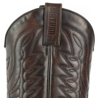 Mayura Boots 1935 Bruin/ Bruin Python Spitse Cowboy Western Laarzen Schuine Hak Rechte Schacht Treklussen Goodyear Welted Schac