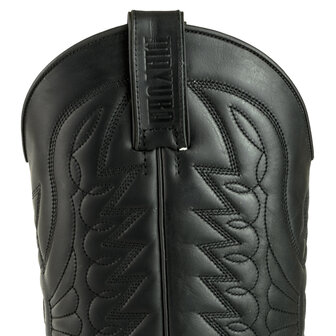 Mayura-Boots-1935-C-MEX-Black-With-Naturel-Python-Gentlemen-Pointed-Cowboy-Boots-Shaft
