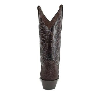 Sendra Boots Texas Mantaraya Chocolate Cuervo Brown Mens Pointed Exotic Cowboy Boots Cuban Heel Leather sole