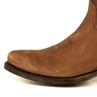 Mayura-Boots-2374-Cognac-Lavado-Dames-Cowboy-fashion-Enkellaars-Spitse-Neus-Western-Hak-Nose