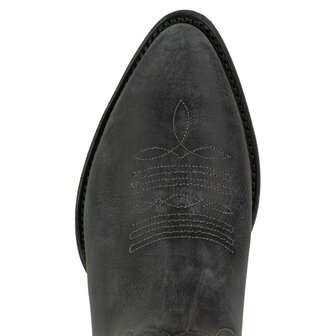 Mayura-Boots-2374-Zwart-Lavado-Dames-Cowboy-fashion-Enkellaars-Spitse-Neus-Western-Hak-Bovenaanzicht