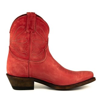 Mayura-Boots-2374-Red-Lavado-Ladies-Cowboy-fashion-AnkleBoots-Pointy-Nose-Western