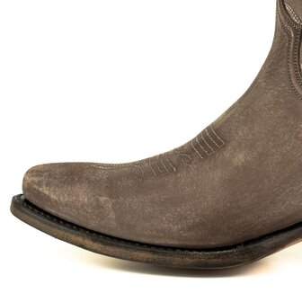 Mayura-Boots-2374-Taupe-Grey-Brown-Lavado-Ladies-Cowboy-fashion-AnkleBoots-Pointy-Nose-Western-Heel-Nose
