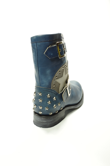 Attent huis geweld Sendra 10796 blue with star and studss - intoboots.com