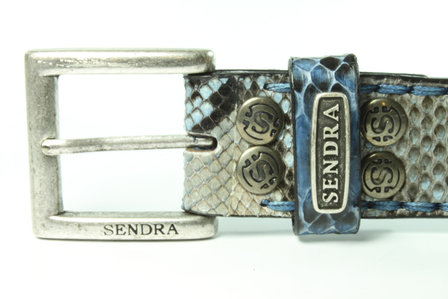 sendra riem 1016 blauwe python