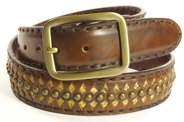 Sendra riem 511 Python Studs Bruin