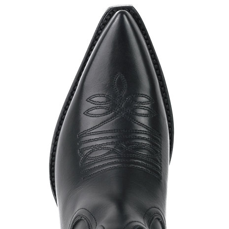 Mayura Boots 1952 Zwart/ Western Fashion Dames Spitse Cowboylaarzen Hoge Hak Gezakte Schacht Soepel Leer Stiksel