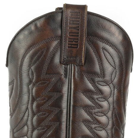 Mayura Boots 1935 Bruin/ Bruin Python Spitse Cowboy Western Laarzen Schuine Hak Rechte Schacht Treklussen Goodyear Welted Schac