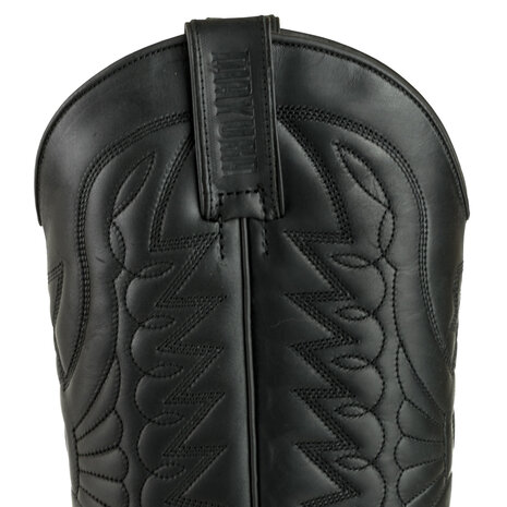 Mayura Boots 1935P Zwart/ Camel Python Spitse Cowboy Western Laarzen Schuine Hak Rechte Schacht Treklussen Goodyear Welted Deta