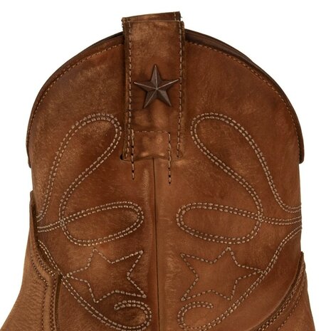 Mayura-Boots-2374-Cognac-Lavado-Dames-Cowboy-fashion-Enkellaars-Spitse-Neus-Western-Hak-Schacht