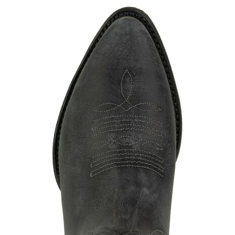 Mayura-Boots-2374-Zwart-Lavado-Dames-Cowboy-fashion-Enkellaars-Spitse-Neus-Western-Hak-Bovenaanzicht