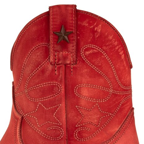 Mayura-Boots-2374-Red-Lavado-Ladies-Cowboy-fashion-AnkleBoots-Pointy-Nose-Western-Shaft