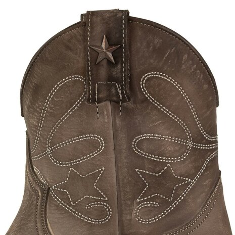 Mayura-Boots-2374-Taupe-Grey-Brown-Lavado-Ladies-Cowboy-fashion-AnkleBoots-Pointy-Nose-Western-Shaft