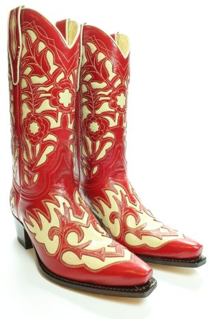 Sendra 5529C Judy Red Western Boots