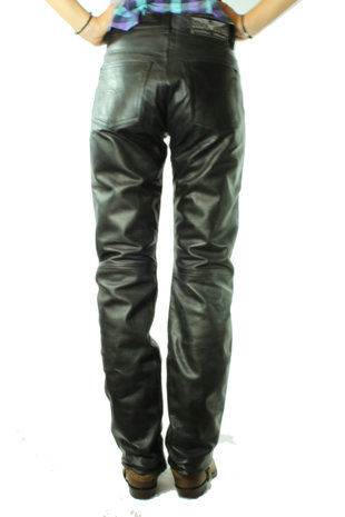 sticks and stones leren broek semi analine 