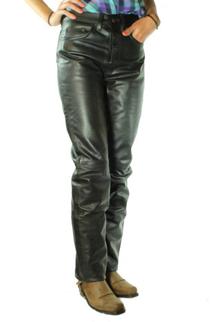 sticks and stones leren broek Amersfoort semi analine zwart