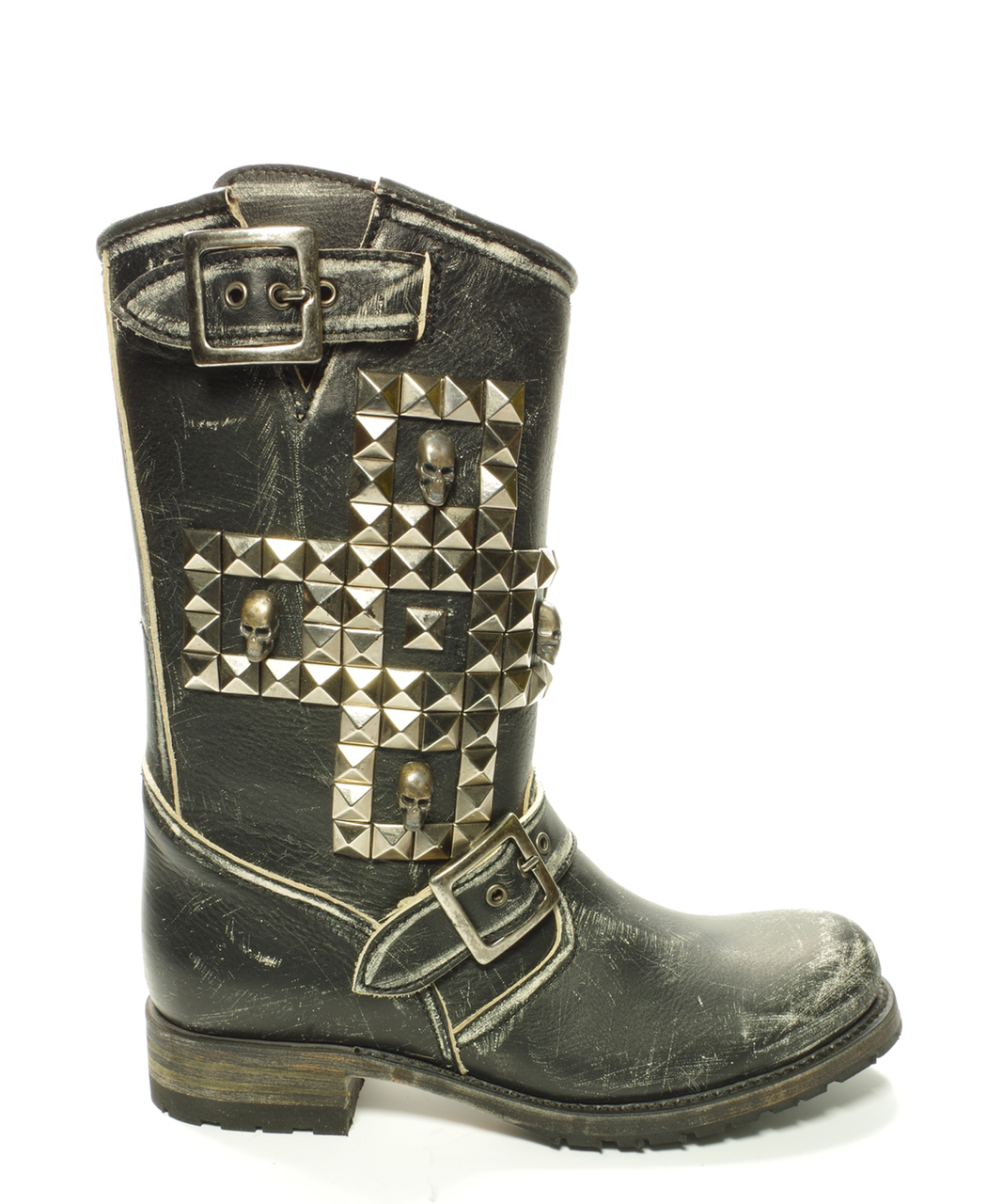 ladies fashion biker boots