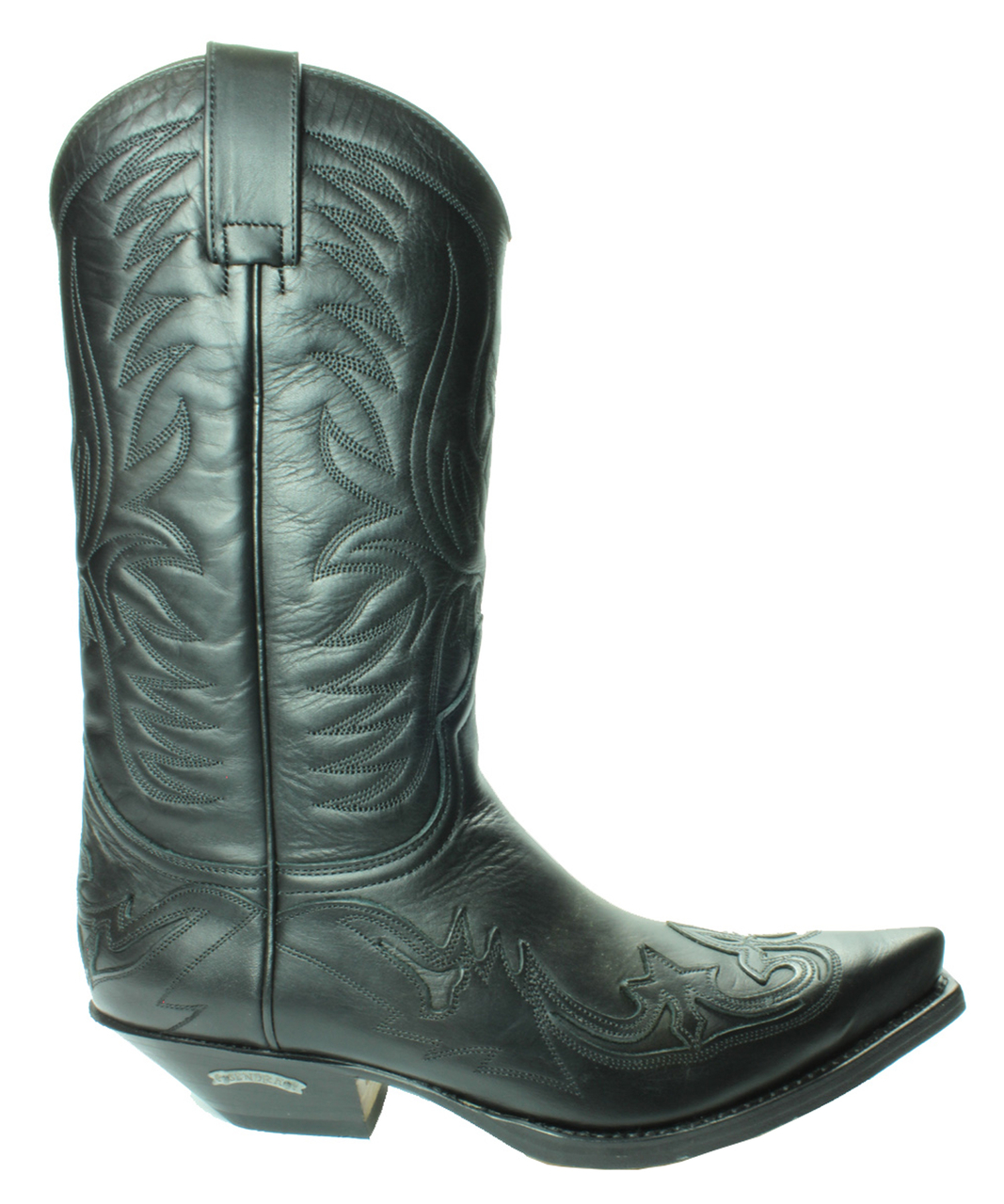 Sendra Boots 3241 Pull Oil Cuervo Black Men Women Boots Cowboy