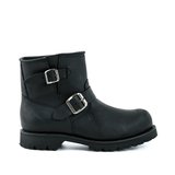 Mayura Boots 1581 Black/ Biker Motorcycle Boots Men Ankle Boot Round Nose Anti-slip Sole Genuine leather_9