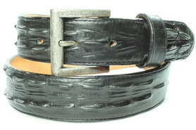 Sendra Belt Chihuahua Black Perfect Crocodile Imitation Changeable Buckle Women Men Belt Cowboy Western Ibiza Bohemian 4cm Wide Unisex Jeans Trouser Belt