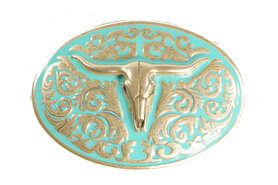 Sendra skull buckle turquoise