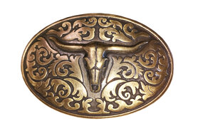 Sendra skull buckle bronze