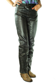 Leather jeans, motorcycle pants and casual style-Model Levi's 501 Sticks & Stones. Strong cowhide leather
