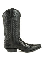 Mayura-Boots-17-Black--Men-Cowboy-Western-Boots-Pointed-Toe-Slanted-Heel-Waxed-Leather
