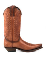 Mayura-Boots-1920-Cognac--Pointed-Cowboy-Western-Line-Dance-Ladies-Men-Boots-Slanted-Heel-Genuine-Leather