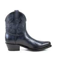 Mayura-Boots-2374-in-Navy-Blue-Vintage--Women-Cowboy-Fashion-Ankle-Boot-Pointed-Toe-Western-Heel-Genuine-Leather