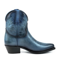 Mayura-Boots-2374-Vintage-Women--Cowboy-Fashion-Ankle-Boot-Pointed-Toe-Western-Heel-Genuine-Leather