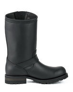 Mayura-Boots-18-Black--Biker-Ladies-Men-Motorcycle-Boots-Round-Toe-Oil-Resistant-Sole-Genuine-leather